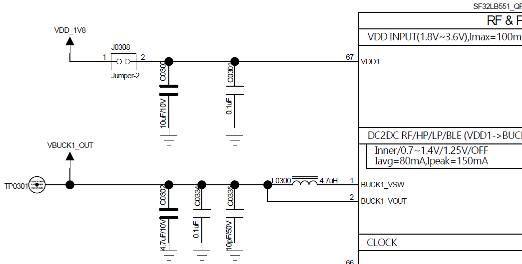 Figure 5.1-5: QFN DC-DC Reference Circuit