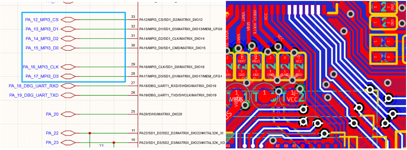 Figure 6.9-41: SDIO PCB Routing Reference