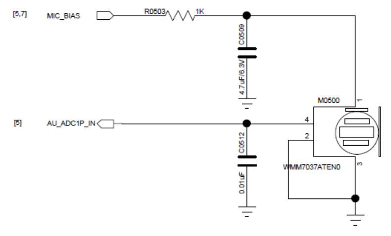 Figure 5.5-4: Analog MIC Circuit