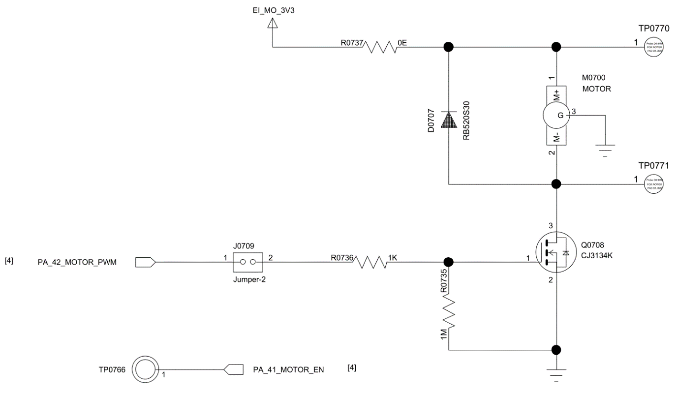 Figure 5.5-10: Vibration Motor Circuit